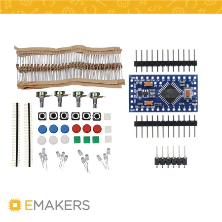 Kit De Componentes Electronicos + Placa Promini para Arduino